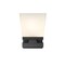 Z-Lite Astor 1 Light Wall Sconce, Matte Black & Etched Opal 1937-1S-MB - alternate 2
